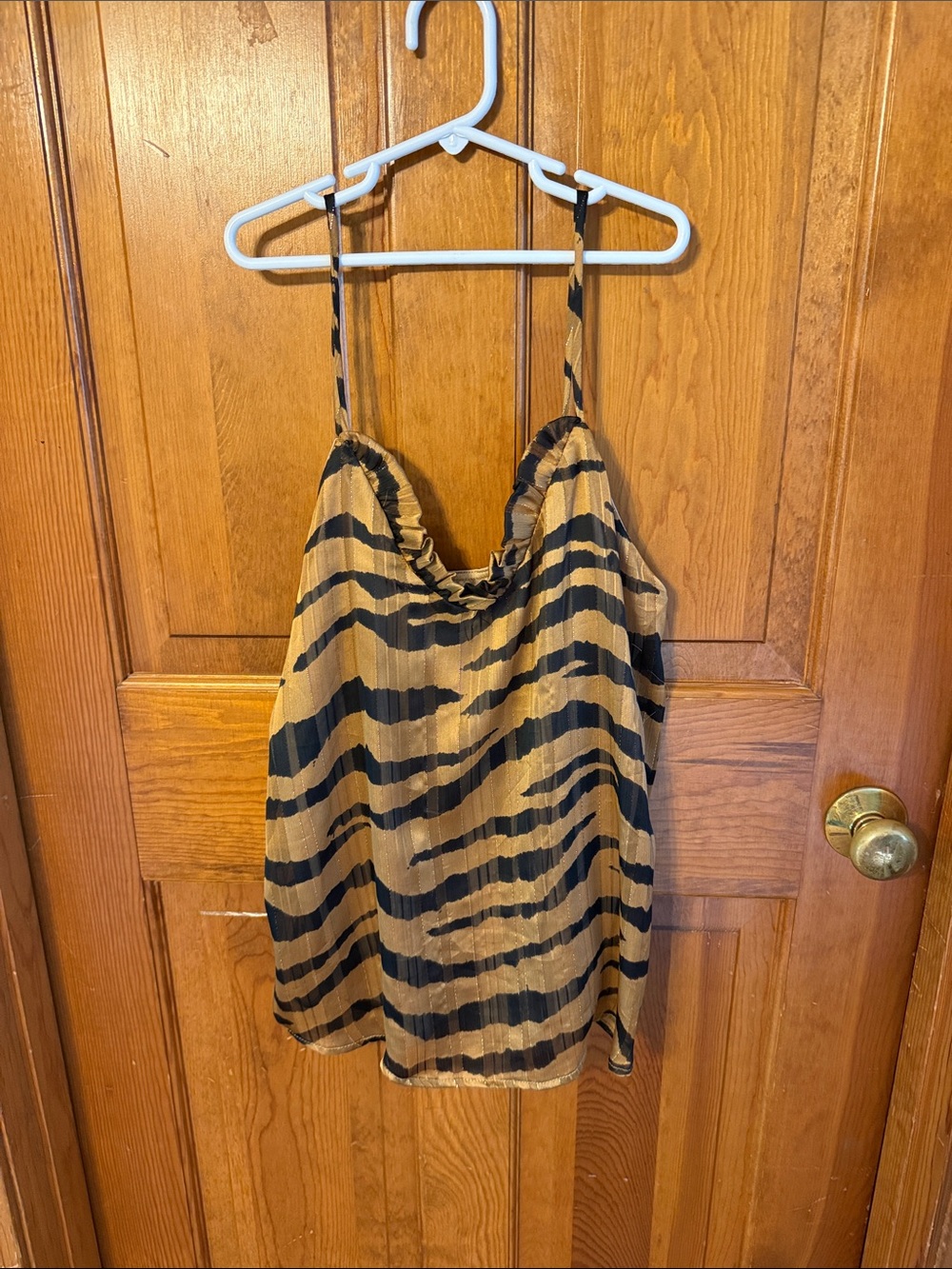 Adrienne Tiger Striped Print Cami